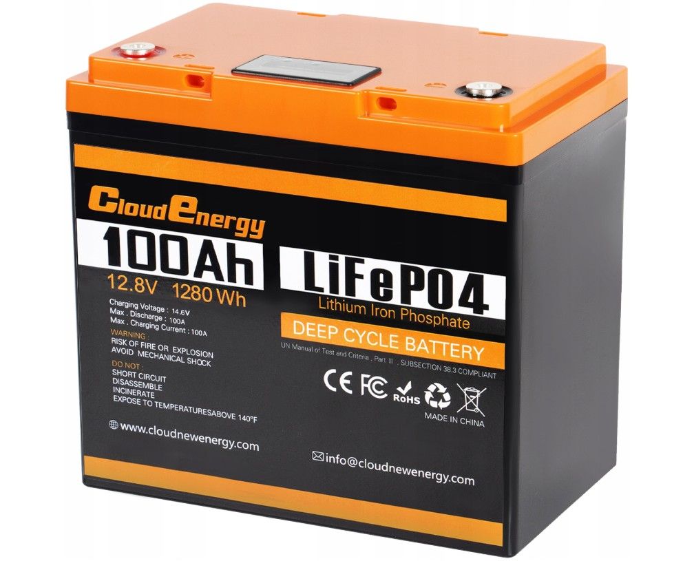 12V/100Ah Lithium Battery