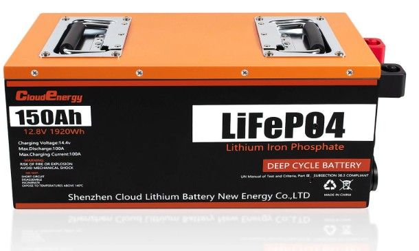 12V/150Ah Lithium Battery