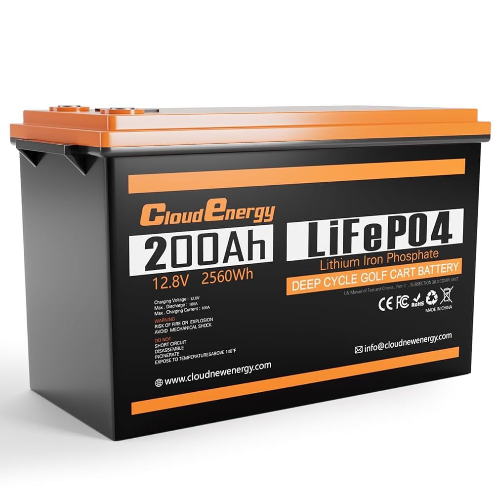 12V/200Ah Lithium Battery