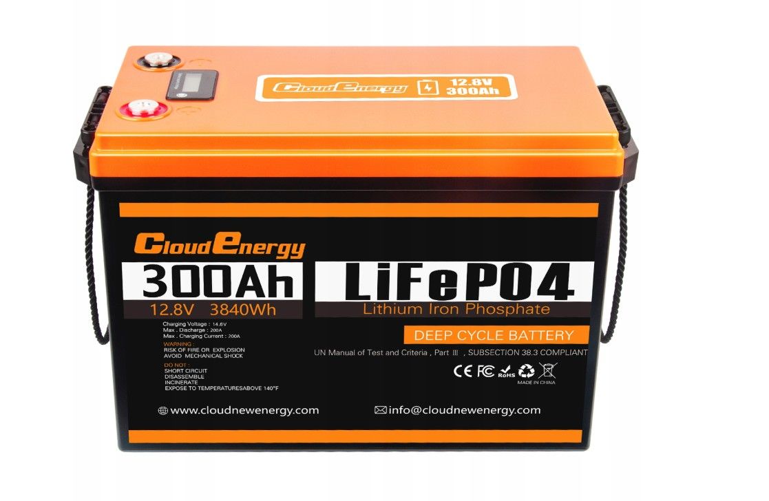 12V/300Ah Lithium Battery
