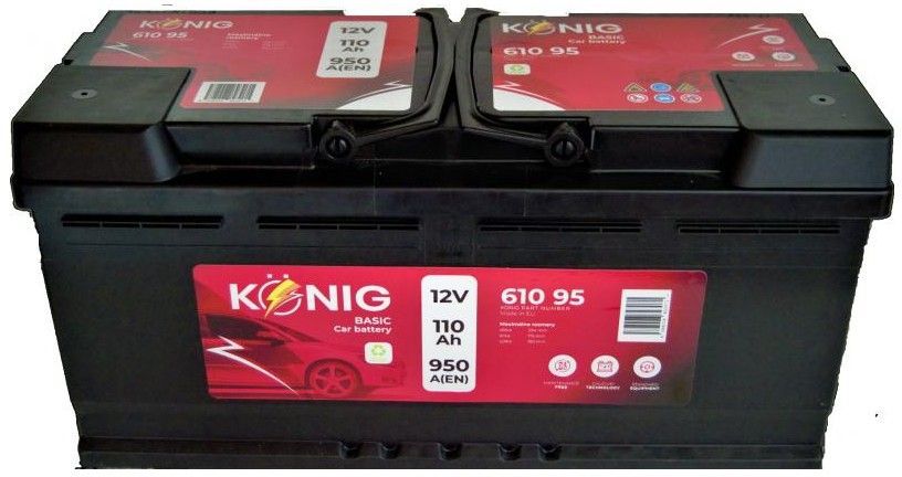 Battery 12V/110Ah KONIG 61095 950A