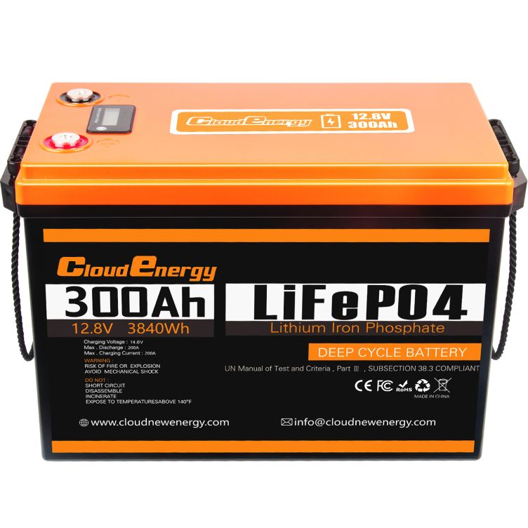 Accumulator Cloud 12V/300Ah Lithium Battery