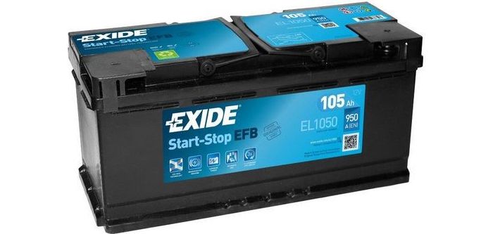 Battery Exide 105 Ah EL1050 950A