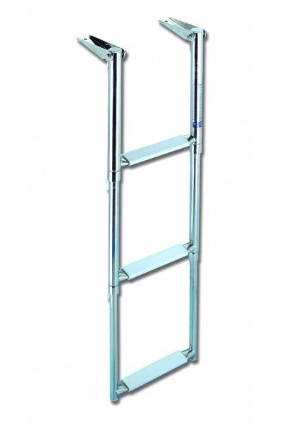 Telescopic bathing ladder